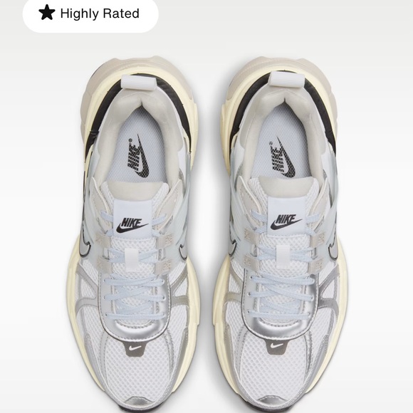 Nike White and Tan Athletic Shoes - Picture 2 of 7